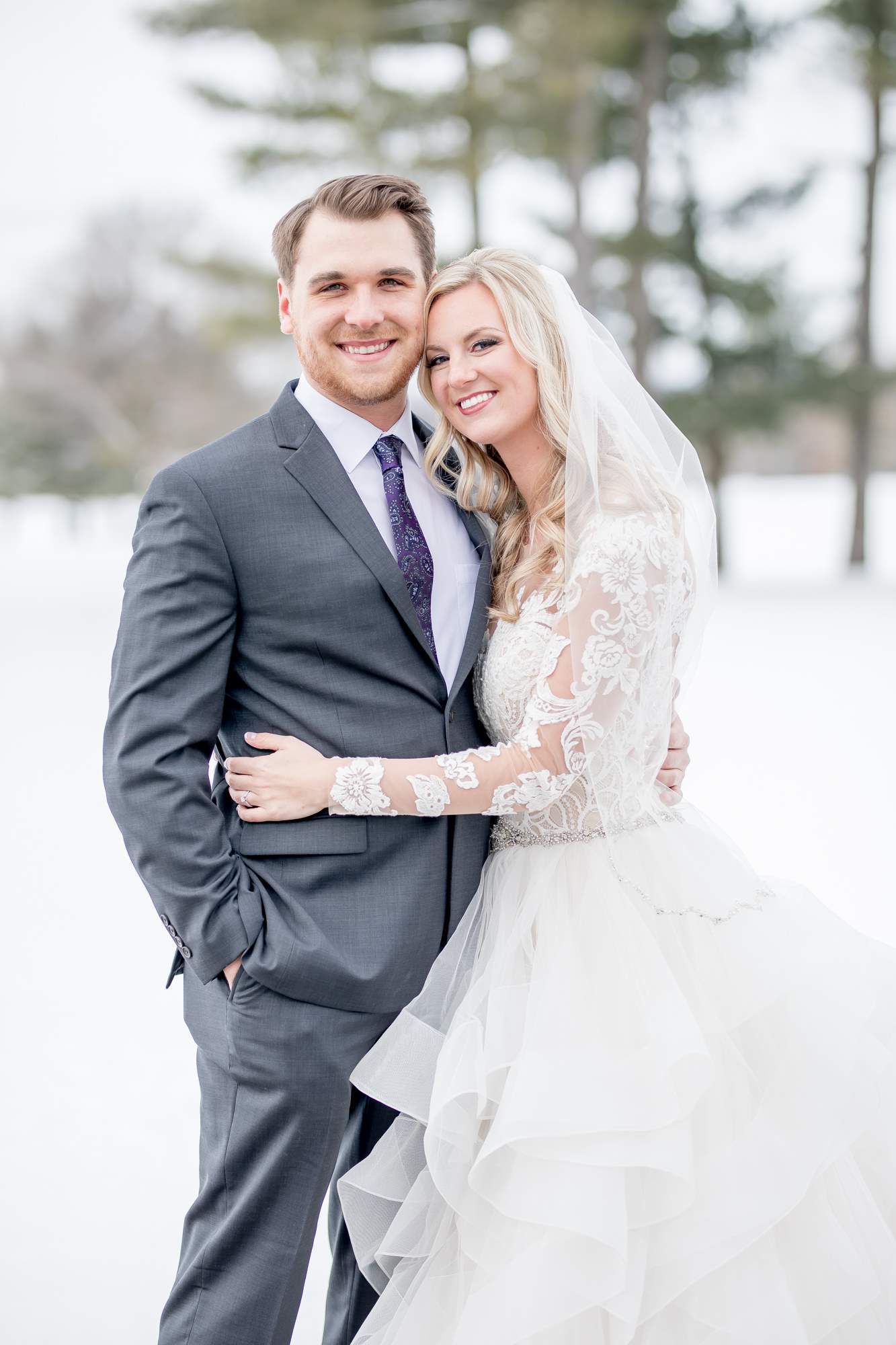 Rockford Michigan, Winter Wedding, Christina Leskovar Photography, Blythfield Country Club-20