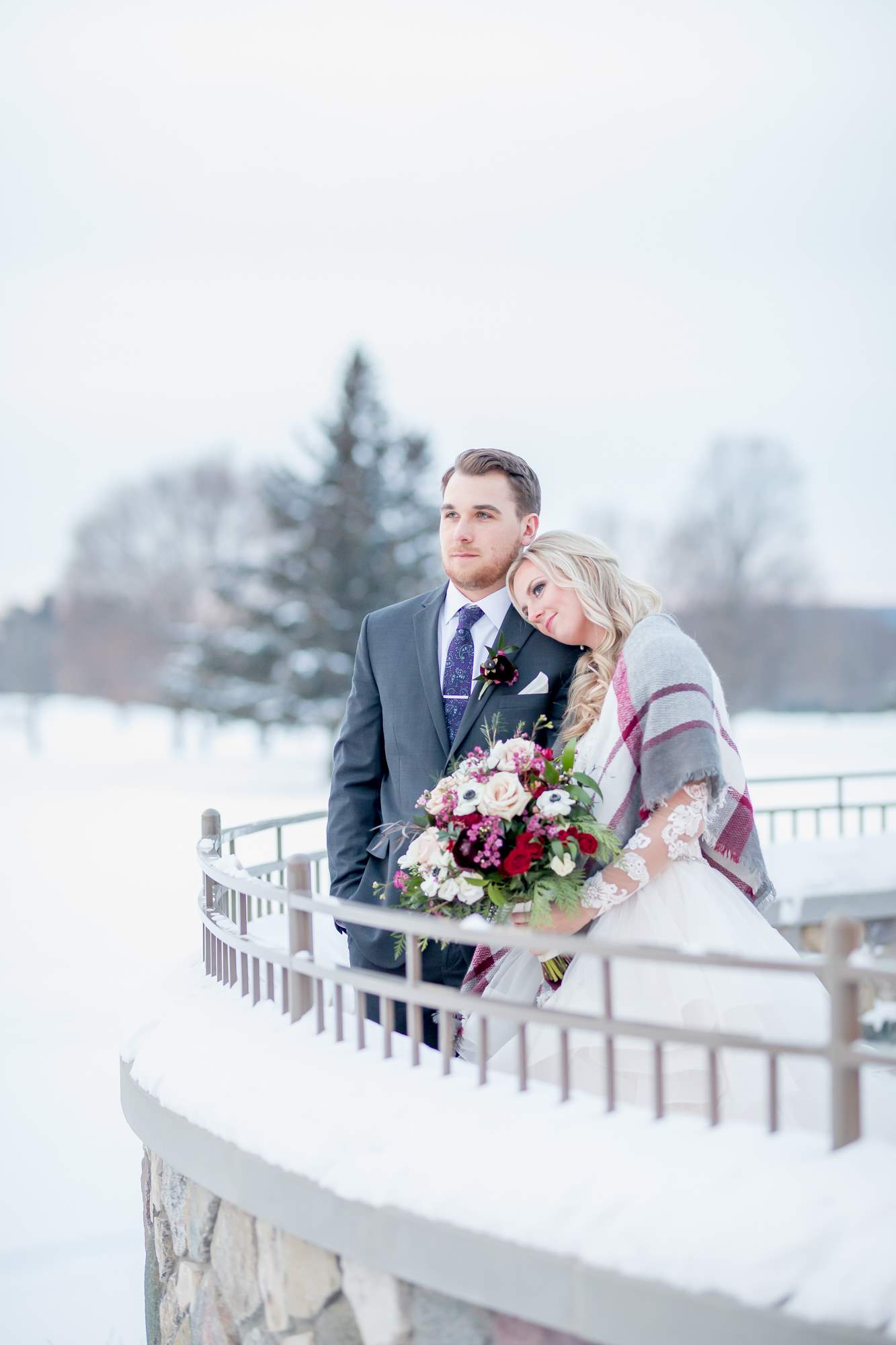 Rockford Michigan, Winter Wedding, Christina Leskovar Photography, Blythfield Country Club-59